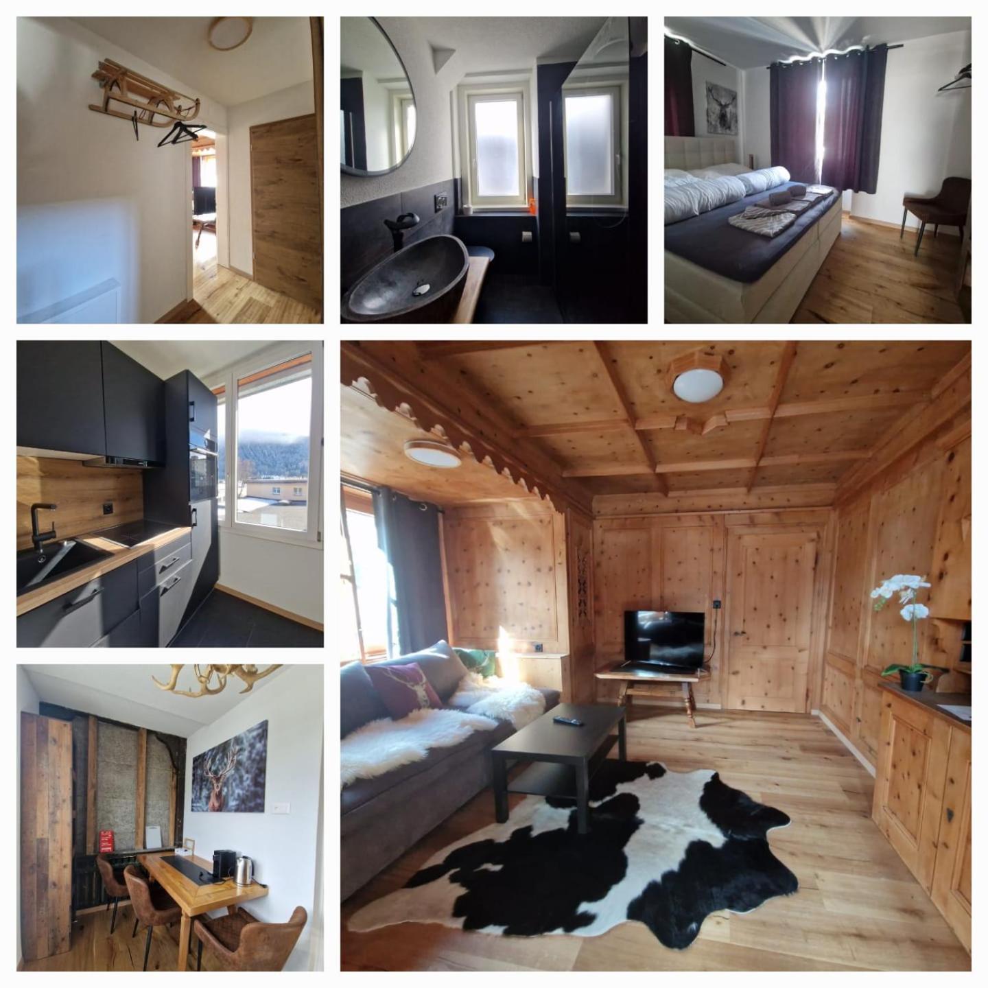 Fewo's Und Apartment's Blaues Haus Appartement Davos